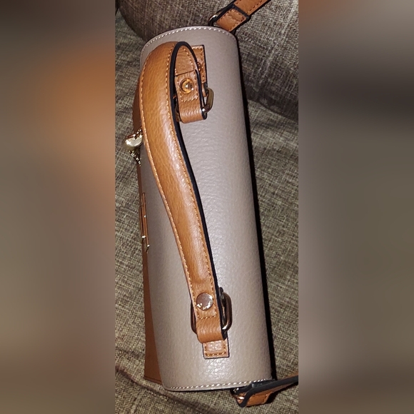 Dune London Tan and Gray Crossbody Bag - Picture 8 of 9